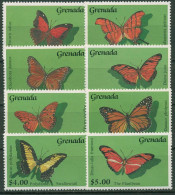 Grenada 1989 Insekten Schmetterlinge 2033/40 Postfrisch - Grenada (1974-...)