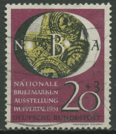 Bund 1951 Briefmarken-Ausstellung Wuppertal 142 Gestempelt (R19437) - Used Stamps
