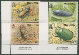 Montserrat 1994 Tiere Insekten Käfer 883/86 Ecke Postfrisch - Montserrat