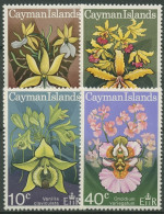 Cayman-Islands 1971 Pflanzen Blumen Orchideen 286/89 Postfrisch - Caimán (Islas)