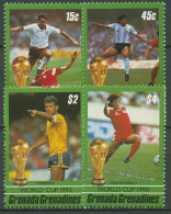 Grenada-Grenadinen 1990 Fußball-WM Italien 1303/06 Postfrisch - Grenada (1974-...)