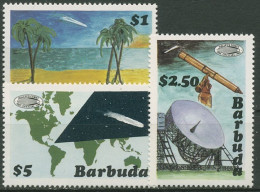 Barbuda 1986 Halleyscher Komet 872/74 Postfrisch - Antigua Und Barbuda (1981-...)