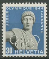 Schweiz 1944 50 Jahre Int. Olympisches Komitee 430 Y Postfrisch - Unused Stamps