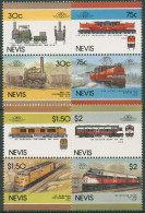 Nevis 1986 Lokomotiven 340/47 Postfrisch - St.Kitts Und Nevis ( 1983-...)