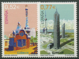 Spanien 2004 Architektur Parc Güell Jin-Mao-Hochhaus Shanghai 3992/93 Postfrisch - Unused Stamps