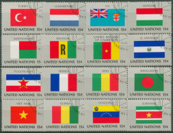 UNO New York 1980 Flaggen Der Mitgliedsstaaten 348/63 Gestempelt - Gebruikt