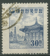 Korea (Süd) 1954 Pavillon Im Pagoden-Park Seoul 169 Gestempelt - Corée Du Sud