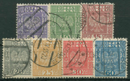 Polen 1932 Staatswappen 272/78 Gestempelt - Used Stamps