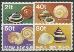 Papua Neuguinea 1991 Tiere Schnecken Gehäuse 631/34 Postfrisch - Papua New Guinea