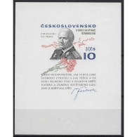 Tschechoslowakei 1975 80.Geburtstag Ludvik Svoboda Block 31B Postfrisch (C91806) - Blocs-feuillets