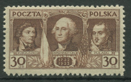 Polen 1932 200. Geburtstag Von George Washington 271 Postfrisch, Kleine Mängel - Nuevos