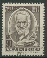 Polen 1952 Schriftsteller Victor Hugo 774 Gestempelt - Usados