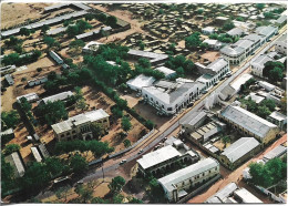 CPSM. TCHAD. VUE AERIENNE DE FORT-LAMY. LES MAGASINS ABTOUR. - Tchad