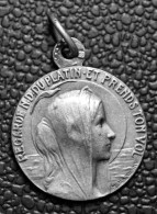 WW1 Médaille Religieuse D'aviateur 18.4mm "Notre-Dame Du Platin"  Saint-Palais-sur-Mer - Grav. Michel Jampolsky WWI - Religion &  Esoterik
