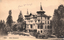 GIESSBACH, BRIENZ, BERN, HOTEL ,ARCHITECTURE, PARK, SWITZERLAND, POSTCARD - Brienz