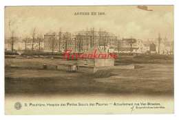 Anvers En 1866 Poudriere Hospice Des Peites Soeurs Des Pauvres Rue Van Straelen Antwerpen - Antwerpen