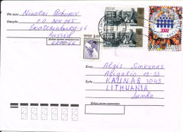 Russia Cover Sent To Lithuania 29-3-2003 Topic Stamps - Cartas & Documentos