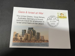 13-4-2024 (1 Z ) War In Gaza - US - UK - Australia - Germany & Russia Restricts Travel For Employees In Israel - Militaria