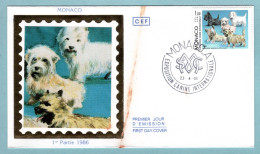 FDC Monaco 1986 - Exposition Canine Internationale Spéciale Terrier D'Ecosse - YT 1530 - FDC