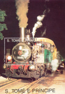 S Tomé E Príncipe - 1991 - Trains / Locomotives - MNH - Sao Tomé Y Príncipe