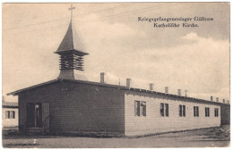 Postkarte Güstrow -Katholische Kirche Im Kriegsgefangenlager, 1916 Ungelaufen Aber Beschrieben, II- - Guestrow