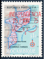 Mozambique - 1975 - Independence / Map - 1954 Type - MNH - Mosambik