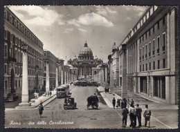 Italy - 1957 - Roma - Via Della Conciliazione - Lugares Y Plazas