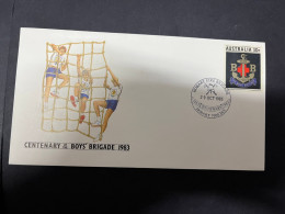 13-4-2024 (1 X 49) Australia - 1983 - Centenary Of The Boys' Brigade (Hobart & Parramatta Postmark) 2 Covers - Primo Giorno D'emissione (FDC)