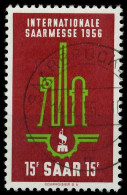 SAARLAND 1956 Nr 368 Zentrisch Gestempelt X79DCAE - Gebraucht