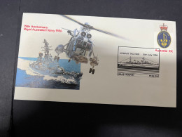 13-4-2024 (1 X 49) Australia - 1986 - 75th Anniversary Of The Royal Australian Navy (part 1 - 4 Covers) - Premiers Jours (FDC)