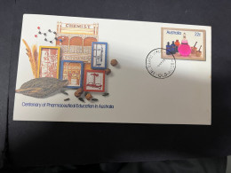 13-4-2024 (1 X 49) Australia - 1981 - Pharmacy Education In Australia (QLD P/m) - Omslagen Van Eerste Dagen (FDC)