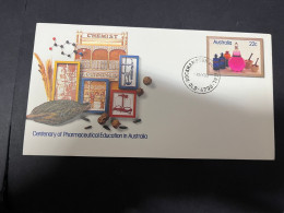 13-4-2024 (1 X 49) Australia - 1981 - Pharmacy Education In Australia (QLD Rockhampton Hospital P/m) - FDC