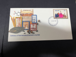 13-4-2024 (1 X 49) Australia - 1981 - Pharmacy Education In Australia (VIC Royal Melbourne Hospital P/m) - Premiers Jours (FDC)