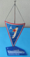 JADROLINIJA RIJEKA Croatia Ex Yugoslavia Shipping Company Old Pennant * Croatie Kroatien Croazia - Maritime Dekoration