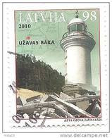 Lighthouses Latvia / Lettland / Lettonia  2010 Uzava Lighthouse Leuchtturm Map  - USED (0) - Lettland