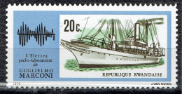 Centenaire De La Naissance De Guillaume Marconi : L'Elettra Yacht Laboratoire - Unused Stamps