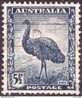 AUSTRALIA 1942 Bird - Emu - 51/2d. - Grey  Used Stamp - Used Stamps