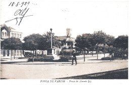 PORTUGAL- PÓVOA Do VARZIM - Praça Do Almada - (Datado De 18-8-1929) - Edição De Miguel Monteiro - Vila Real - Porto