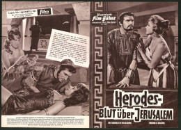 Filmprogramm IFB Nr. 4871, Herodes - Blut über Jerusalem, Edmund Purdom, Sylvia Lopez, Regie: Arnaldo Genoino  - Magazines