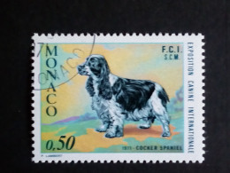 MONACO MI-NR. 1012 GESTEMPELT(USED) HUNDEAUSSTELLUNG MONTE CARLO 1971 COCKERSPANIEL - Honden