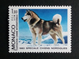 MONACO MI-NR. 1576 POSTFRISCH(MINT) HUNDEAUSSTELLUNG MONTE CARLO 1983 NORDLANDHUND - Honden