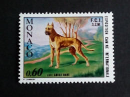 MONACO MI-NR. 1035 POSTFRISCH(MINT) HUNDEAUSSTELLUNG MONTE CARLO 1972 DÄNISCHE DOGGE - Honden