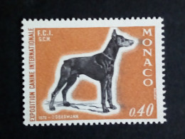 MONACO MI-NR. 965 POSTFRISCH(MINT) HUNDEAUSSTELLUNG MONTE CARLO 1970 DOBERMANN - Honden