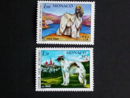 MONACO MI-NR. 1347-1348 POSTFRISCH(MINT) HUNDEAUSSTELLUNG MONTE CARLO 1978 WINDHUNDE - Honden