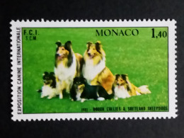 MONACO MI-NR. 1480 POSTFRISCH(MINT) HUNDEAUSSTELLUNG MONTE CARLO 1981 COLLIE - Honden