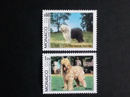 MONACO MI-NR. 1533-1534 POSTFRISCH(MINT) HUNDEAUSSTELLUNG MONTE CARLO 1982 BOBTAIL - Honden