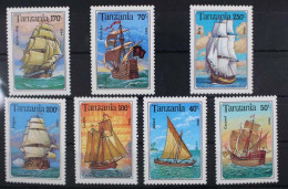 Tansania 1739-1745 Postfrisch Schifffahrt #GA890 - Tanzanie (1964-...)