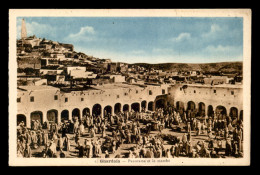 ALGERIE - SAHARA - GHARDAIA - PANORAMA ET LE MARCHE - Ghardaïa
