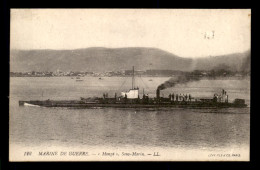BATEAUX DE GUERRE - SOUS-MARIN MONGE - Submarines