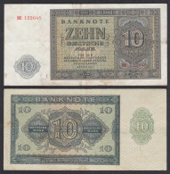 DDR 10 Mark 1948 Ro 343b F/VF (3/4) Serie BE     (28123 - Altri & Non Classificati